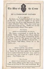 devotie prentje engelse tekst 1913, Ophalen of Verzenden, Gebruikt, Kaart of Prent