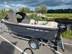 Prachtige Nautica 480 XL met 15pk Suzuki evt Trailer, Ophalen, 10 tot 30 pk, 3 tot 6 meter, Buitenboordmotor