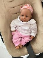 MOOIE ZWARE BABYPOP MET ACCECOIRES, Ophalen of Verzenden, Zo goed als nieuw, Babypop