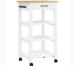 Keuken trolley, Huis en Inrichting, Keuken | Keukenelementen, Ophalen, Minder dan 50 cm, Gebruikt, Wit