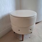 Vintage Naaibox / Opbergkrukje / jaren 60, Antiek en Kunst, Antiek | Naaimachines, Ophalen