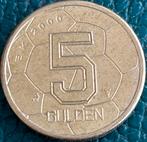 5 Gulden 2000 "EK", Ophalen of Verzenden, Overige landen, Losse munt