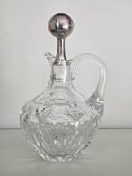 Kristallen Nachtmann wijnkaraf met zilveren stolp, Ophalen of Verzenden