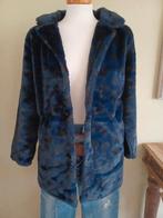 Zeeman teddy jas xs blauw zwart, Kleding | Dames, Ophalen of Verzenden, Zo goed als nieuw, Maat 34 (XS) of kleiner, Blauw
