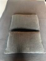 Heckett Lane Wafel Pique Sprei + 2 Kussens, Huis en Inrichting, Tweepersoons, Ophalen of Verzenden, Grijs, Deken of Dekbed