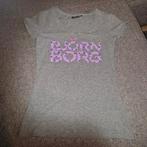 Bjorn Borg T-shirt Grijs met Paarse Print, Ophalen of Verzenden, Zo goed als nieuw, Bjorn Borg, Korte mouw