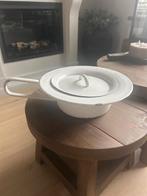 IZGS Brocante Oude Emaille Bedpan, Ophalen