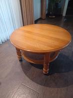 Ronde salontafel eikenhout, Huis en Inrichting, Ophalen, 50 tot 100 cm, 50 tot 100 cm, Zo goed als nieuw