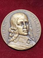 Penning Prins Willem II, Postzegels en Munten, Penningen en Medailles, Nederland, Ophalen of Verzenden, Brons