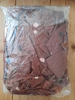 Nieuw Katoenen Hoeslaken 90x200 cm - Bruin met Stippen, Eenpersoons, Bruin, Hoeslaken of Sloop, Nieuw