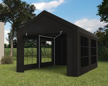 Partytent huren | zwart 3x4m | Inclusief opbouw & afbouw beschikbaar voor biedingen
