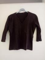 Bruine top met 3/4 mouwen, Kleding | Dames, Tops, Maat 42/44 (L), Ophalen of Verzenden, Bruin, Zo goed als nieuw