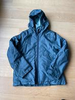 Blauwgrijze gevoerde regenjas Quechua mt 125-132 prima staat, Quechua, Jongen of Meisje, Ophalen of Verzenden, Zo goed als nieuw