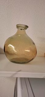 Rookkleurige vaas - 20 cm hoog, Overige kleuren, Ophalen of Verzenden, Minder dan 50 cm, Glas