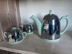 Vintage Koffie/Thee Set met Melk en Suikerpotje Mintgroen, Ophalen