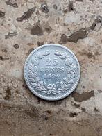25 cent 1890 Willem III, zeldzaam , mooie kwaliteit, Postzegels en Munten, Munten | Nederland, Zilver, Ophalen of Verzenden, Koning Willem III