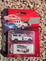 Majorette Land Rover Defender 110 Trophy WIT, Ophalen of Verzenden, Zo goed als nieuw, Auto