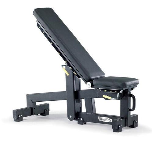 Technogym Adjustsble Bench Pure Strengt | grote voorraad!!, Sport en Fitness, Fitnessmaterialen, Zo goed als nieuw, Fitnessbank