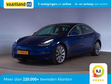 Tesla Model 3 Long Range AWD 75kWh [ Panoramadak Leder ] beschikbaar voor biedingen