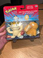 Pokemon plush Battle Set Meowth & Psyduck 2000 Hasbro, Hobby en Vrije tijd, Verzamelkaartspellen | Pokémon, Ophalen of Verzenden