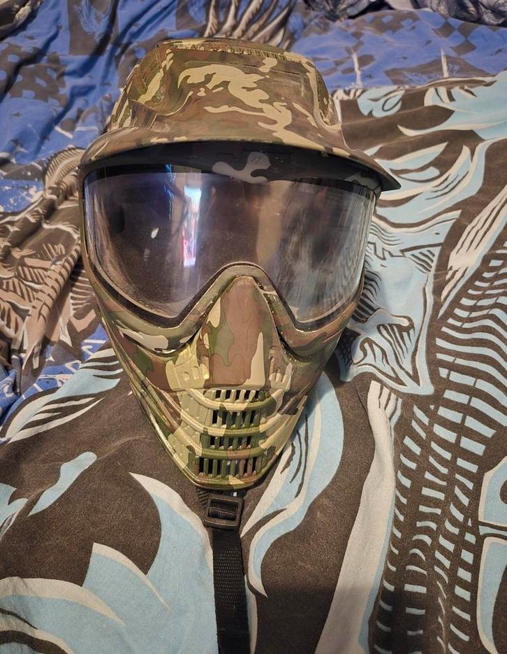 JT Flex-8 Paintball Masker - Camo, Zo goed als nieuw, Sport en Fitness, Schietsport-accessoires, Zo goed als nieuw, Ophalen of Verzenden