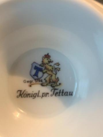 Tettau porcelein servies beschikbaar voor biedingen