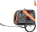 honden fietskar, Fietsen en Brommers, Fietsaccessoires | Aanhangers en Karren, 20 tot 40 kg, Hondenkar, Vering, Zo goed als nieuw