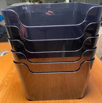 5x Ikea Pluggis Bakken Zwart - 14 Liter beschikbaar voor biedingen