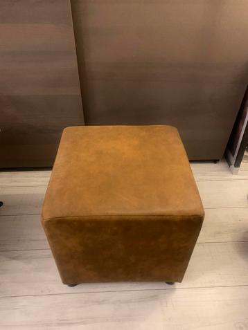Hocker Nando, Cognac, Leen Bakker beschikbaar voor biedingen