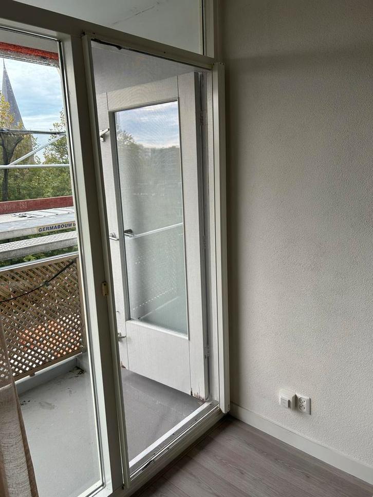 Hamstra Rolhordeur, Doe-het-zelf en Verbouw, Deuren en Horren, Gebruikt, Hordeur, 200 tot 215 cm, 80 tot 100 cm, Kunststof, Schuifdeur