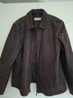 Leren Winterjas, Kleding | Heren, Ophalen of Verzenden, Zo goed als nieuw, Maat 56/58 (XL), Bruin