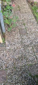 Grindtegels gratis afhalen, Tuin en Terras, Tegels en Klinkers, Ophalen, Gebruikt, 10 m² of meer, Beton