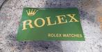 Rolex watches emaillen reclame bord mancave decoratie, Ophalen of Verzenden, Gebruikt, Reclamebord
