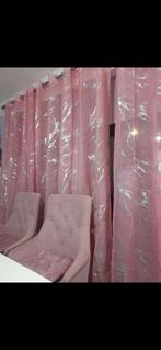 Roze gordijnen, 200 cm of meer, Nieuw, Ophalen of Verzenden, Overige kleuren