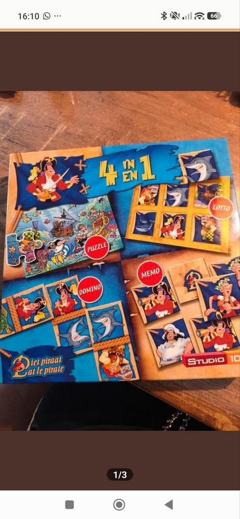 Piet piraat 4 in 1, Ophalen of Verzenden, Nieuw