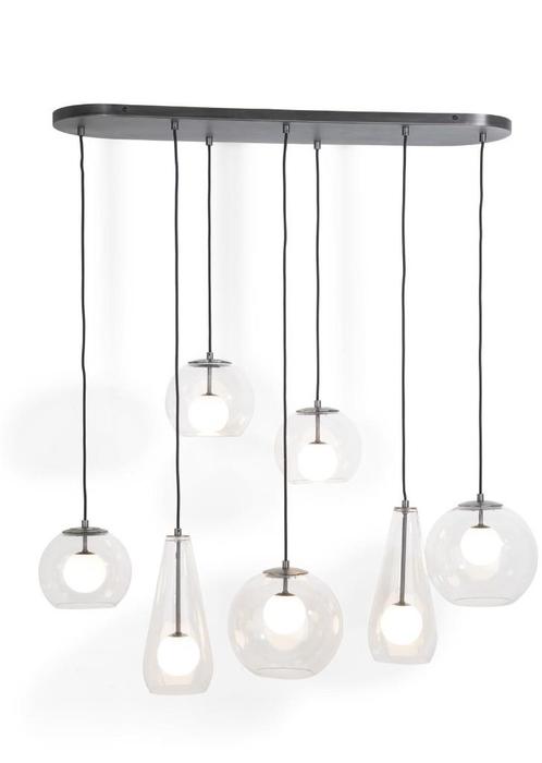 1x NIEUWE! hanglamp BORIS (van Coco Maison), Huis en Inrichting, Lampen | Hanglampen, Nieuw, 75 cm of meer, Glas, Metaal, Ophalen of Verzenden
