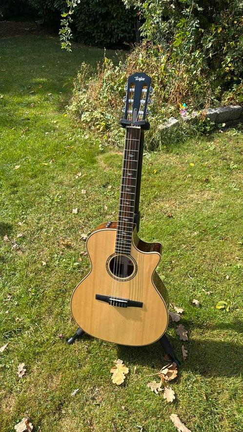 Taylor 814ce - N.  Crossover nylonstring, Muziek en Instrumenten, Snaarinstrumenten | Gitaren | Akoestisch, Zo goed als nieuw
