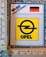 Vintage sticker Mobil Services Opel merk logo Duitsland, Verzamelen, Ophalen of Verzenden, Zo goed als nieuw