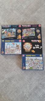 5 Wasgij & Jumbo Puzzels - 1000 Stukjes, Hobby en Vrije tijd, Ophalen of Verzenden, 500 t/m 1500 stukjes, Gebruikt, Legpuzzel