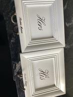 Rivièra Maison His & Hers lijstjes met haakjes, Ophalen of Verzenden, Zo goed als nieuw