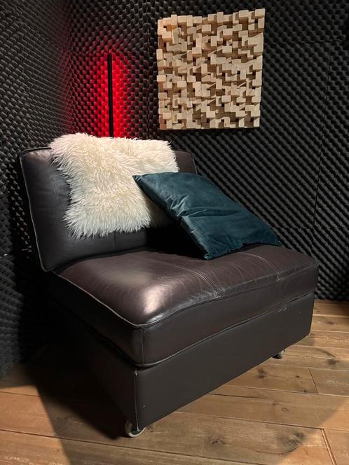 IKEA KIVIK 1-zits leren banken -bruin leer – zeldzaam model, Huis en Inrichting, Banken | Sofa's en Chaises Longues, Gebruikt