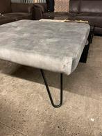 Grijs sude hocker / poef - Nieuw!, Huis en Inrichting, Ophalen, ., Nieuw, 75 tot 100 cm