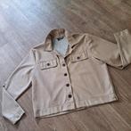 NORAH leather look jasje beige mt. 42, Beige, Maat 42/44 (L), Ophalen of Verzenden, Zo goed als nieuw