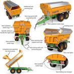 Joskin Trans-KTP 22-50 Kieper  met Afdekkleppen, Hobby en Vrije tijd, Modelauto's | 1:32, Overige merken, Tractor of Landbouw