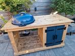 Mooie buitenkeuken 75 inch weber bbq, Ophalen, Gebruikt, Houtskool, Vrijstaand