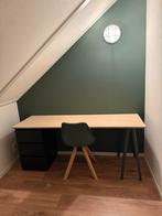 Bureau met ladekast en stoel, Huis en Inrichting, Ophalen, Zo goed als nieuw