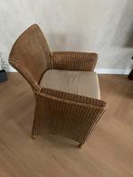 Rieten stoelen 4 stuks, Huis en Inrichting, Stoelen, Gebruikt, Bruin, Riet of Rotan, Vier