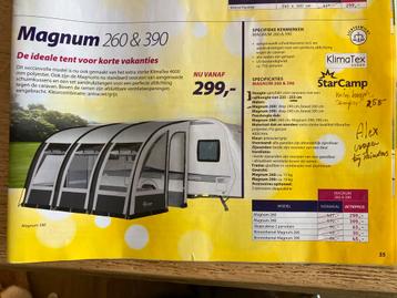 Voortent StarCamp Magnum 260 beschikbaar voor biedingen