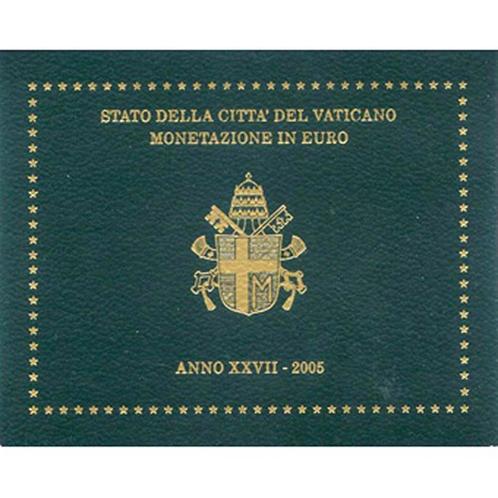 BU set Vaticaan 2005 Blister - 1 cent tm 2 euro, Postzegels en Munten, Munten | Europa | Euromunten, Setje, Overige waardes, Vaticaanstad