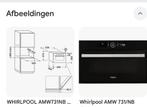 Combi magnetron whirlpool inbouw AMW 731/NB, Witgoed en Apparatuur, Magnetrons, Ophalen, Combimagnetron, Zo goed als nieuw, Inbouw